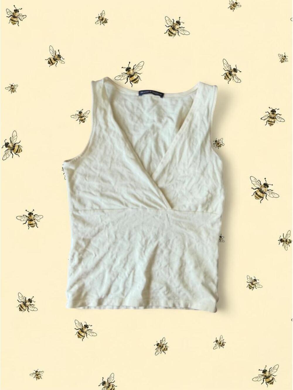 Brandy melville butter yellow amara tank